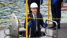 Carney tours Korean shipyard competing to build Canada's next submarine fleet