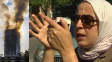 London Fire: Baby Dropped From 10th Floor Caught By Man On Ground- WATCH!