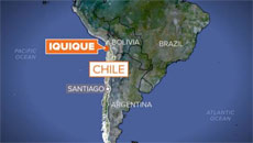 Tsunami hits Chile after 8.3-magnitude earthquake