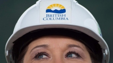 Christy Clark Dons Hard Hat In Quest For 5th Liberal Mandate, Hammers Out Jobs Platform