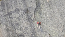 Two climbers, one of them injured, plucked off sheer mountain face in B.C.