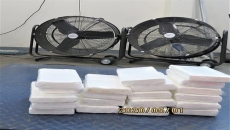 20 bricks of suspected cocaine seized at the Pacific Highway port of entry in British Columbia