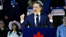 Conservatives vote to keep Pierre Poilievre as leader after speech in Calgary