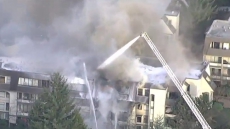 Residents Flee Smoke And Flames In Massive Apartment Blaze In Coquitlam