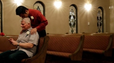 Frustration turns to tears of joy as gay couples get marriage licenses, head to Vegas chapels
