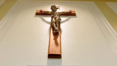Crucifix Back On View At Quebec City Hospital Following Removal