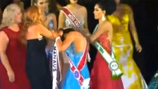 Beauty Contest Runner-up Snatches Crown Off Winner At Brazilian Beauty Pageant