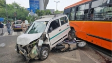 One dead, five injured after DTC bus loses control in Delhi; driver held