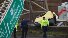 Driver Dies In Delta Crash That Knocked Down Overhead Sign On Nordel Way