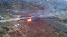Rail fractures, defects led to fiery derailment west of Edmonton: TSB report