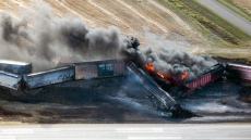 Saskatchewan train derailment cars same as those in Lac Megantic disaster