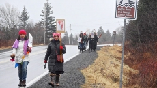 Internet Charmed By Small Band Of Women Who Marched In Tiny N.S. Village
