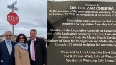 Dr. Gulzar Cheema has been honoured by having a street named after him in Canada