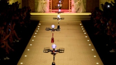 Drones Replace Models On Runway At Milan Fashion Week