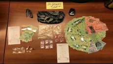 Drugs, cash, and, Alfa Romeo Stelvio seized by Surrey Gang Enforcement Team