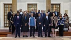 EAM Jaishankar interacts with visiting UN Permanent Representatives from 17 countries