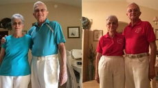 Couple Married 52 Years Loves Wearing Matching Outfits