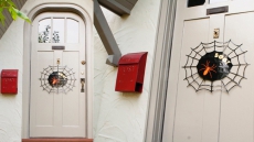 Halloween Duct Tape Project: Spider Web Door Sign