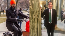 NDP Leader Jagmeet Singh Huddles With Caucus After MP's Explosive Allegations