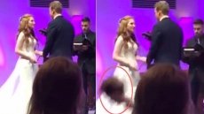 This Man SMASHED His FACE As The Bride And Groom Exchanged Vows