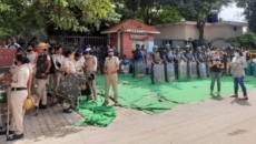 Farmers' leaders meeting with Haryana officials begins in Karnal