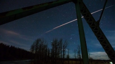 Great balls of fire! Flash across Calgary night sky turns out to be rocket body