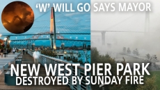 WATCH: NEW WEST PIER PARK BURNS IN MYSTERIOUS FIRE | NO VACCINE BEFORE 2024