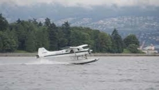 Float plane flips over on take off in Tofino, B.C.