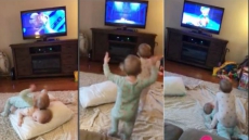 WATCH: The Internet Loves These Twin Toddlers Who Recreated Their Favourite Scene From Frozen