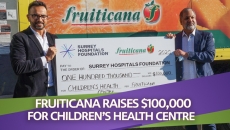 Fruiticana Raises $100,000 for Surrey Hospital Foundation’s Children’s Health Centre