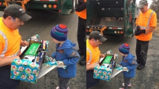Boy Fascinated With Garbage Trucks Gets One Of His Own From Sanitation Crew