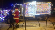 Garbage Truck Santa's Decorated Rig Rolls For 27th Year In Whitehorse