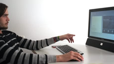 Amazing! 'Gesture' keyboard lets you swipe words in air!