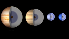 Diamond blasted with laser to decode giant planets' core