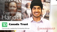 Surrey high school graduate is the winner of the TD scholarship for community leadership