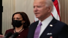 Trudeau chats with Vice-President Kamala Harris