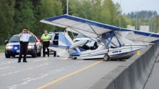 B.C. Highway 91 South Of Vancouver Reopens After Crash Landing Of Ultralight Plane