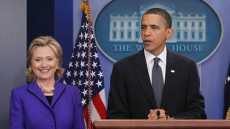 Hillary Clinton and White House try to shrug off differences after foreign policy split