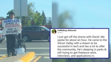 A Homeless Man Handing Out Resumes In Silicon Valley Gets More Than 200 Offers