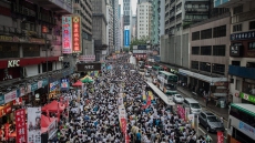 Hong Kong protests continue, students demand chief executive's ouster