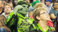 Rush Hulk Can Attend Lacrosse Came In Calgary, But Can't Act Like A Mascot