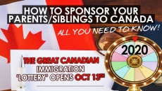 WATCH: Sponsoring your family - Canadian Immigration 'Lottery' Opens October 13