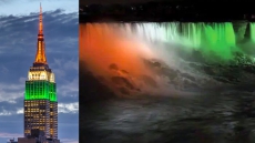 Empire State Building, Niagara Falls Lit-Up For India's Independence Day