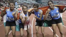 WATCH: India Wins Gold In Women's 4X400M Relay, Men’s Team Gets Silver Medal