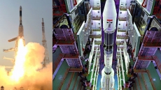 India's PSLV Rocket Lifts Off With Cartosat-3 And 13 US Satellites