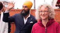 NDP Leader Jagmeet Singh Campaigns In Quebec Riding Ahead Of Federal Byelection