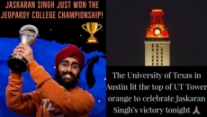 University of Texas student, Jaskaran Singh, wins the Jeopardy College Championship
