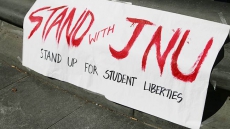 Indian-Americans At NYU Protest To Show Support To JNU Students