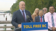 John Horgan To Remove 'Unfair' Tolls On Port Mann And Golden Ears Bridges Starting Sept. 1