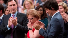 Former cabinet minister Judy Foote bids farewell to House of Commons